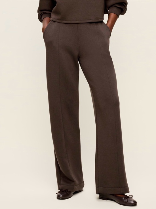 Old Navy Pants - Old Navy High-Waisted Bounce Fleece Wide-Leg Sweatpants NWT XL Espresso Gorpcore